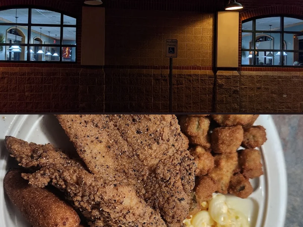 Family restaurant interior with counter service.