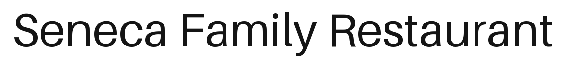 Seneca Family Restaurant
